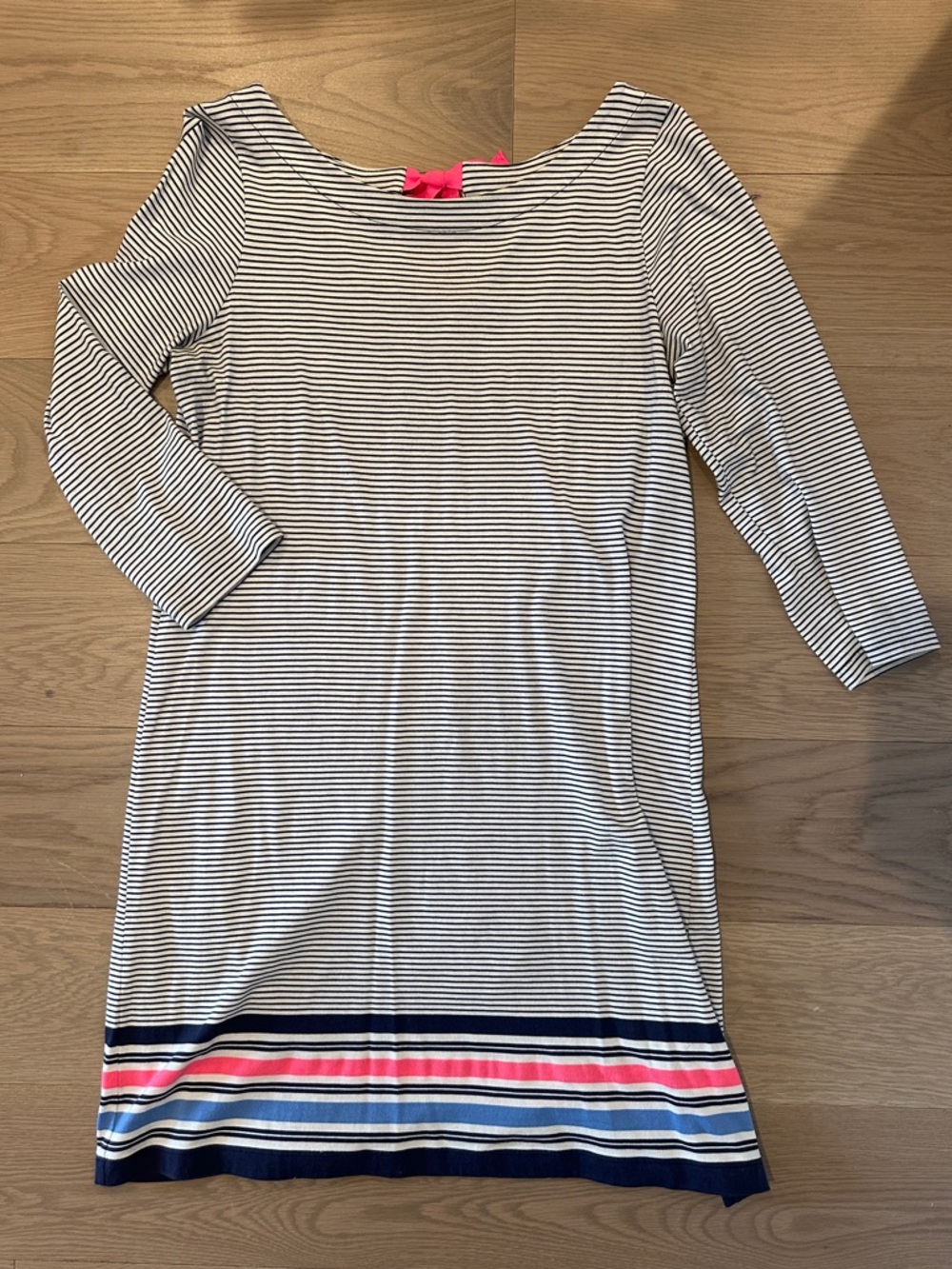 Lilly Pulitzer Striped Cotton Dress with 3/4 Sleeves